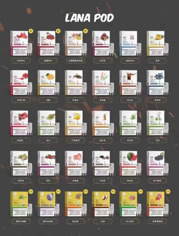 1-23050Q95GVJ.jpg_1 【LANA拉娜煙彈】透明發光煙彈2.5ML-通用SP2/RELX等一代所有主機 正品保證|美滋滋糖果屋