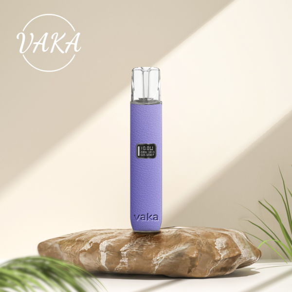 【VAKA皮革主機】兩段式調節 |LED顯示屏換彈式主機霧化桿 通用sp2/lana等一代煙彈｜美滋滋糖果屋