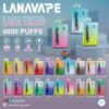 LANA BAR BC 6000口-大容量新款拋棄式6000口超涼款一次性電子煙美滋滋糖果屋