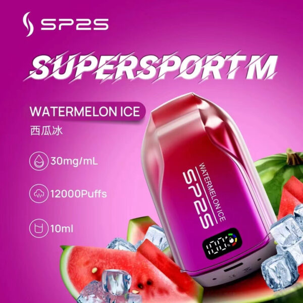 【SP2S拋棄式 12000口】擁有發光顯示屏 可充電電子煙 30ml超大容量｜美滋滋糖果屋