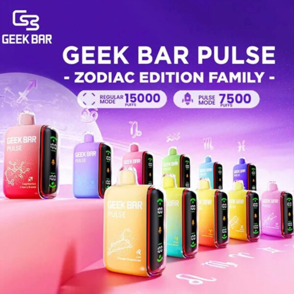美國大牌-Geek Bar Pulse Vape-小火箭電子煙-15000口大容量美滋滋糖果屋