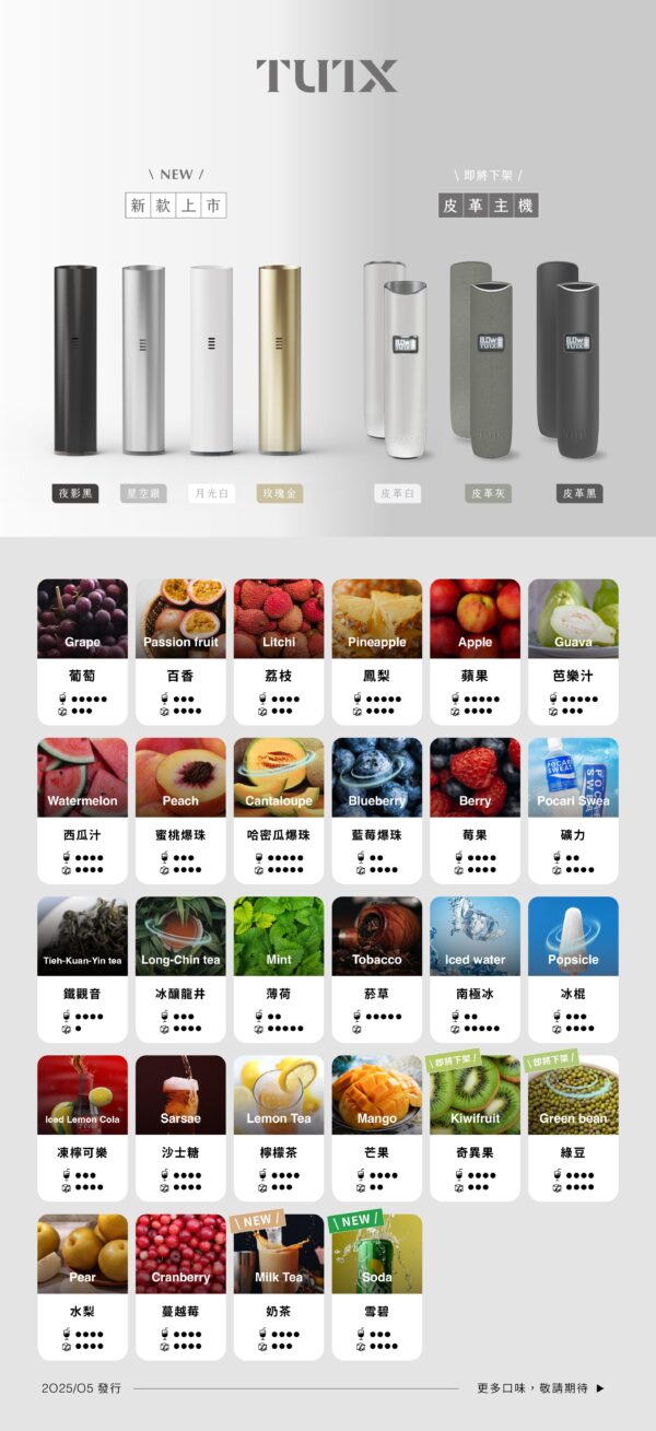 TUTX煙彈-透明煙彈一盒3顆裝通用RELX一代與SP2S主機美滋滋糖果