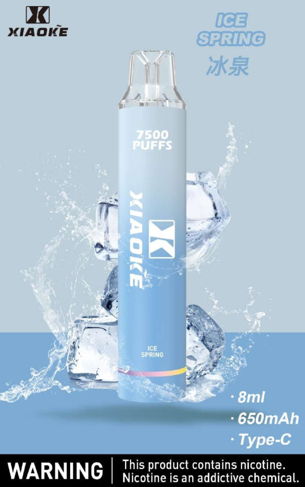 【XIAOKE梟客拋棄式】 新款一次性發光電子煙 多種口味電子霧化棒｜美滋滋糖果屋