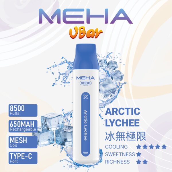 20250807111650 【MEHA魅嗨8500口拋棄式】 一次性8500口puffs電子煙/新款魅嗨小白條電子煙|美滋滋糖果屋