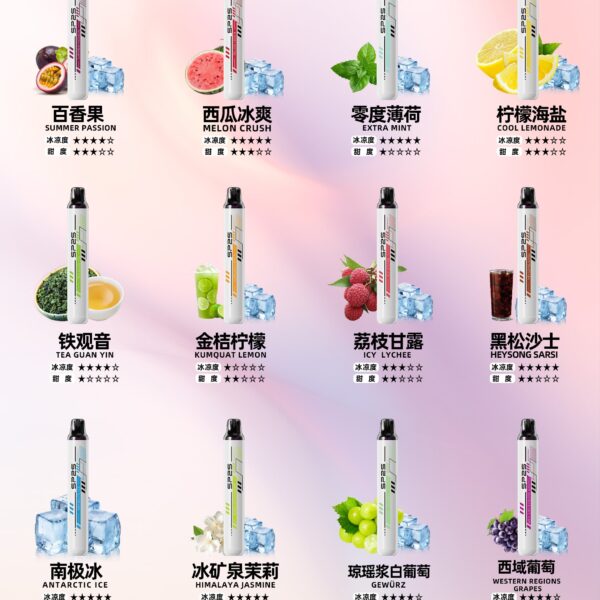 SP2S思博瑞 5000口系列電子煙-SP2S一次性5000口-pulls拋棄式12種口味美滋滋糖果屋