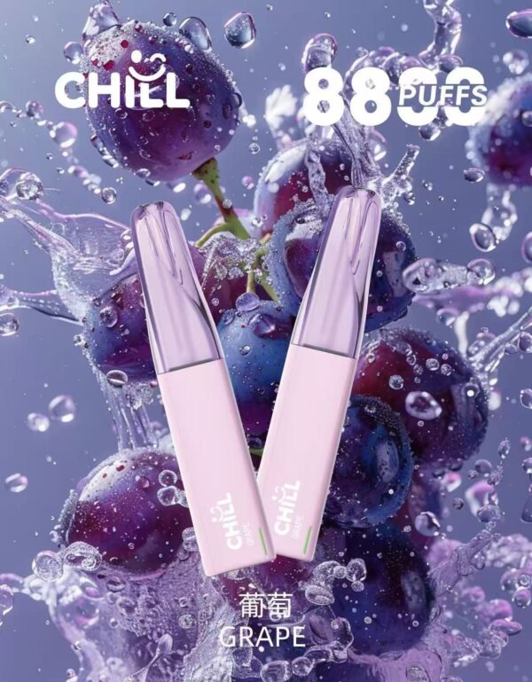 【CHILL8800口拋棄式】一次性8800口puffs電子煙/10種口味｜美滋滋糖果屋