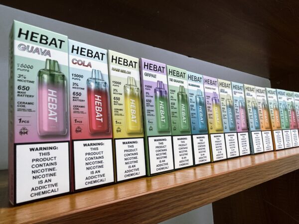 【HEBAT喜貝15000口拋棄式】王嘉尓同款｜2025最新款續航超長一次性大容量電子煙｜美滋滋糖果屋