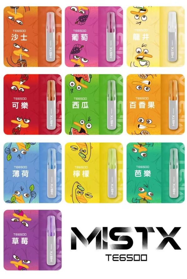 【MIST X 鴨嘴獸拋棄式】一次性米斯特鴨嘴獸6500口電子煙｜美滋滋糖果屋
