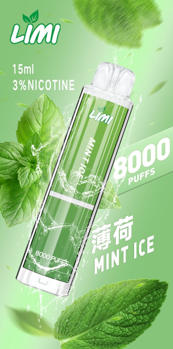 【LIMI發光拋棄式】🔥 8000口PUFFS電子煙-新品辣妹拋棄式/發光棒 一次性大容量熒光棒電子煙✨｜美滋滋糖果屋