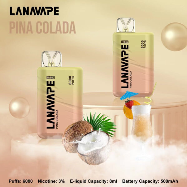 【LANA BAR BC 6000口】大容量新款拋棄式6000口-超涼款一次性電子煙｜美滋滋糖果屋