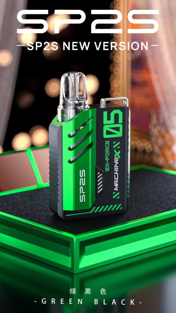 【思博瑞SP2S MAX 矩陣系列主機】 SP2s pod新版方形帶屏換彈式主機套裝 盒子棉網芯電子煙｜美滋滋糖果屋