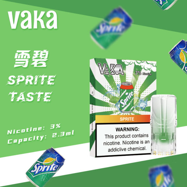 【VAKA煙彈】一代七彩發光彈 新品替換型透明發光煙彈 一盒三入 通用一代主機｜美滋滋糖果屋