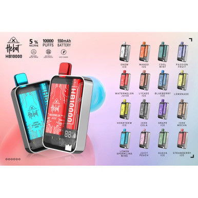【🌟HEBAT喜貝10000口拋棄式】 超大容量10000口PLUS一次性電子煙｜美滋滋糖果屋