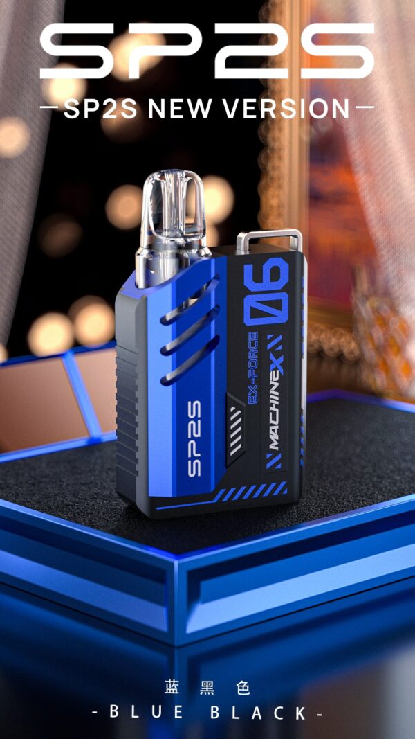 【思博瑞SP2S MAX 矩陣系列主機】 SP2s pod新版方形帶屏換彈式主機套裝 盒子棉網芯電子煙｜美滋滋糖果屋