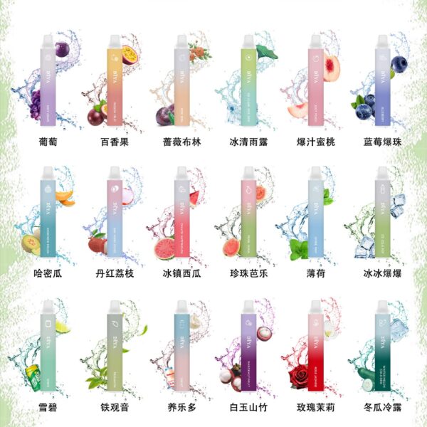 DIYA叮啞7500口拋棄式-新款叮啞可充電霧化桿油倉加長版美滋滋糖果屋