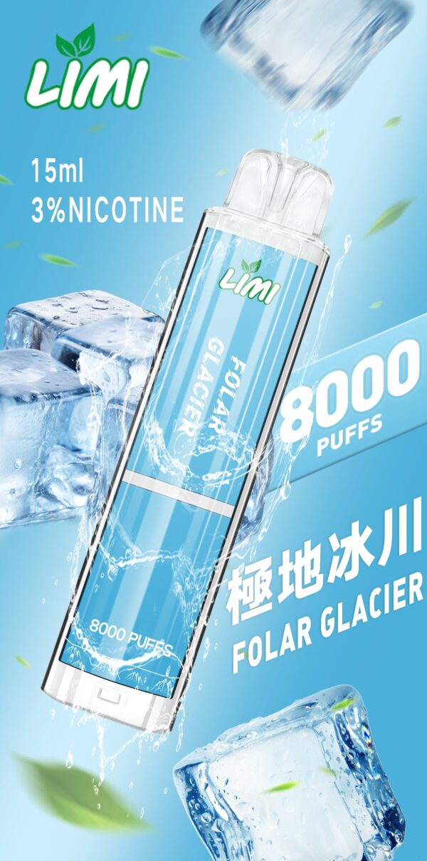 【LIMI發光拋棄式】🔥 8000口PUFFS電子煙-新品辣妹拋棄式/發光棒 一次性大容量熒光棒電子煙✨｜美滋滋糖果屋