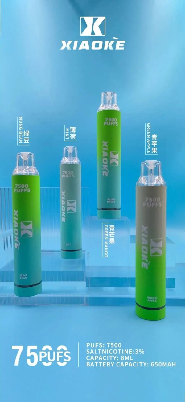 【🚀XIAOKE 梟客】發光拋棄式 7500口 一次性拋棄式｜美滋滋糖果屋