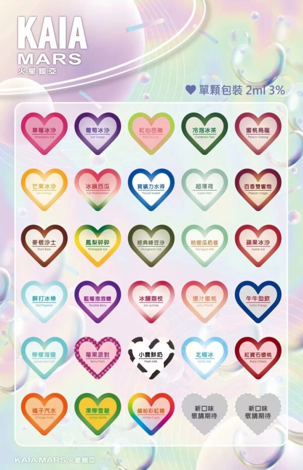 KAIA 【KAIA凱亞煙彈】一代霧化煙彈-獨立包裝 | 一組三顆,通用一代主機|美滋滋糖果屋