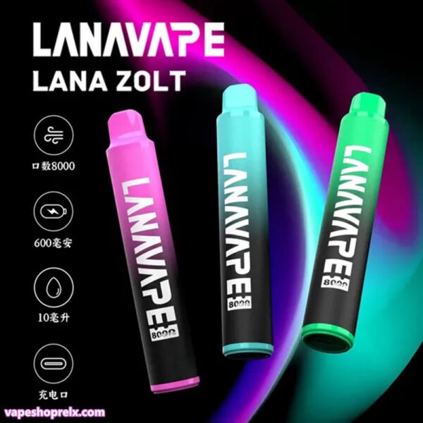 LANA-8000_-6 【LANA VAPE 8000口拋棄式】原廠正品 🔥Puffs全新升級版大容量電子煙|美滋滋糖果屋