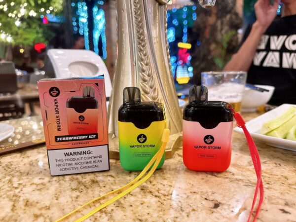 【VAPOR STORM風暴拋棄式】 一次性電子菸 可充電7500口抛棄式｜美滋滋糖果屋