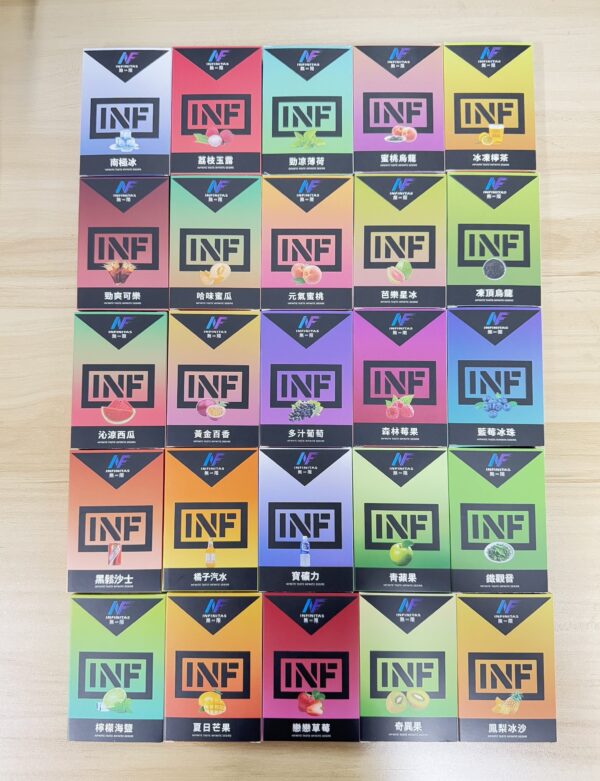 INF無限煙彈-透明煙彈通用SP2S與RELX一代主機美滋滋糖果屋