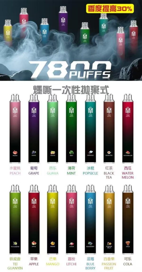 f4d7d781-c2f0-499c-a026-221a86cbd1c5 【爅嘶一次性電子煙 新款大容量7800 Puffs】 拋棄式電子煙 香度提高30%|美滋滋糖果屋