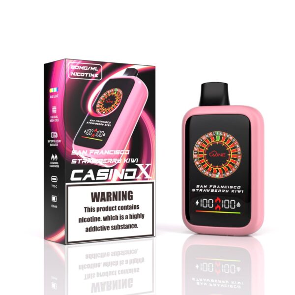 【AONE VAPE CASINO X】 16000口賭場一次性電子煙 原裝正品 俄羅斯轉盤鋼珠設計｜美滋滋糖果屋