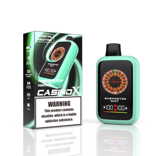 【AONE VAPE CASINO X】 16000口賭場一次性電子煙 原裝正品 俄羅斯轉盤鋼珠設計｜美滋滋糖果屋